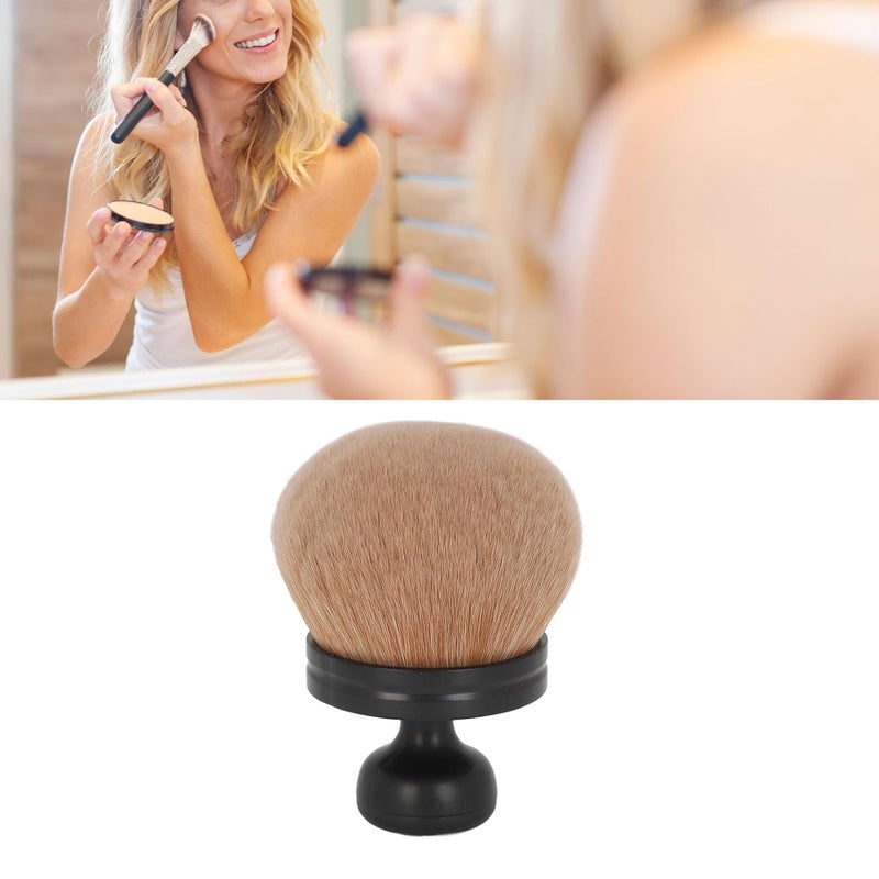 Professional Makeup Brush Mushroom Head Soft Fiber Blush Powder Foundation Brush Plastic Handle - Image 3